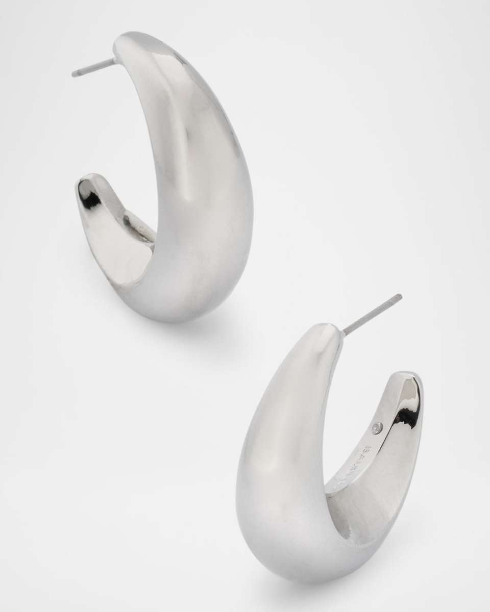 Crescent Hoop Earrings