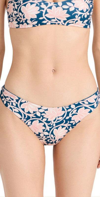 THE GREAT. The Reversible Cheeky Briefs Bay Oasis Floral Bandana Daisy