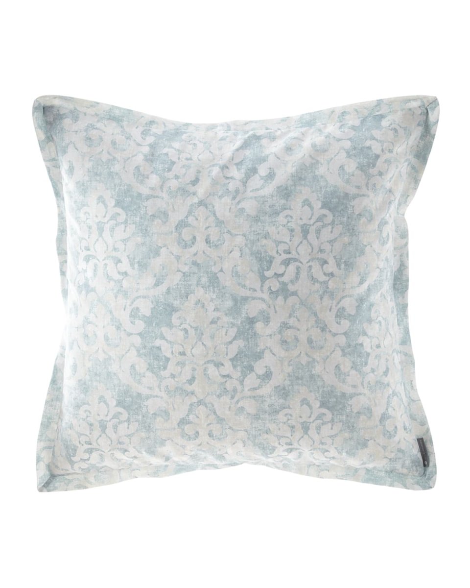 Milan Euro Pillow Spa Faded Damask Venetian Linen 26 x 26