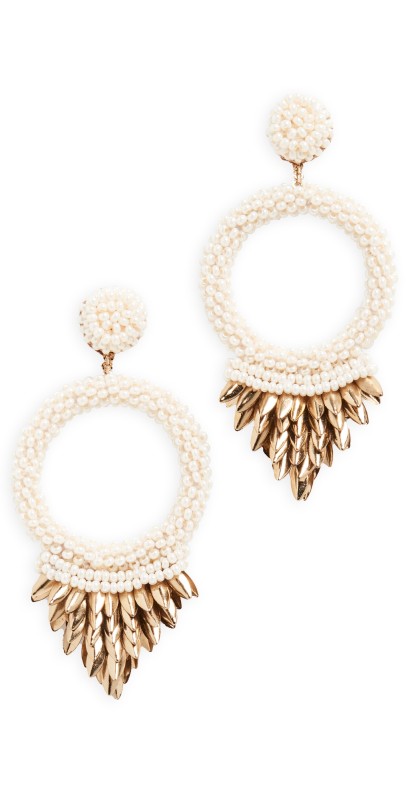 Deepa Gurnani Deepa by Deepa Gurnani Franka Earrings Ivory