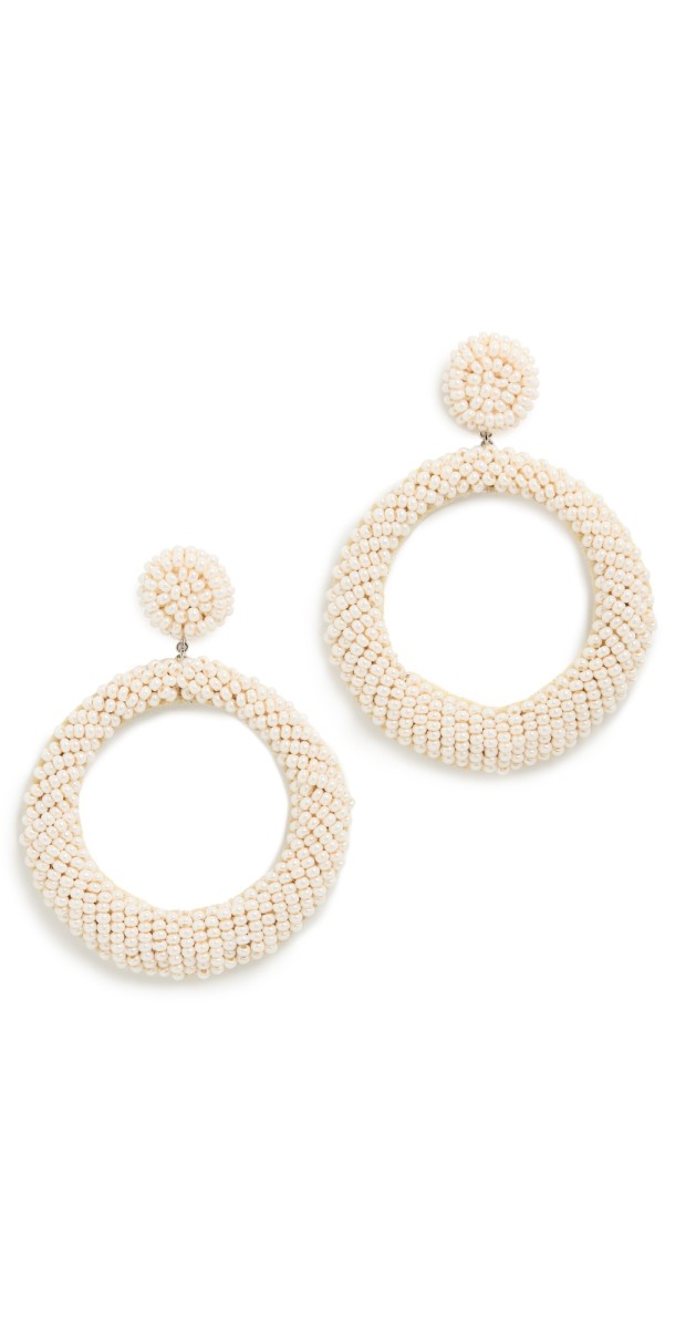 Deepa Gurnani Deepa by Deepa Gurnani Roberta Earrings Ivory