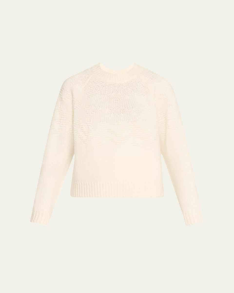 Fair Isle Raglan Crewneck Sweater