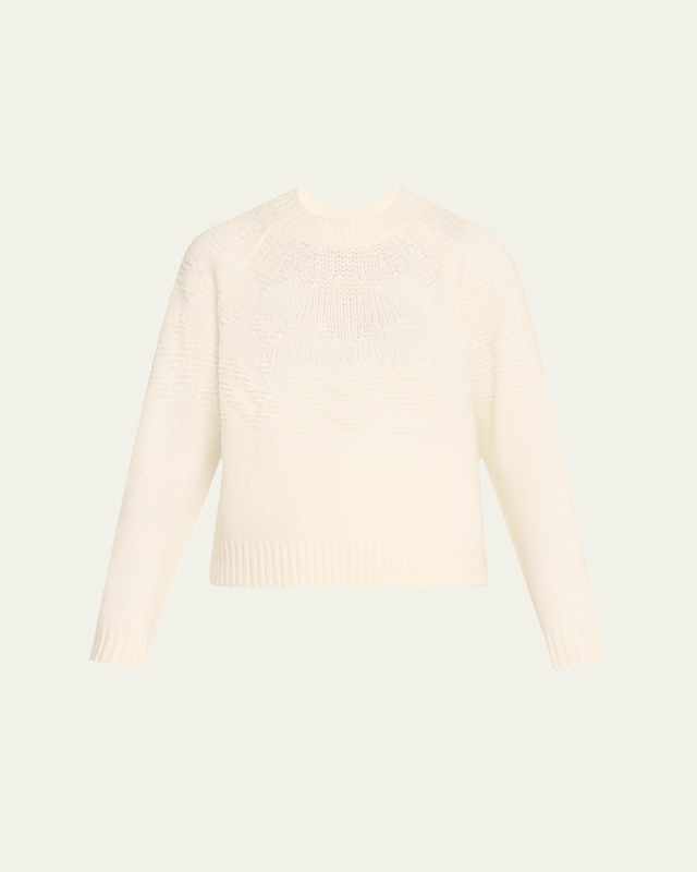 Fair Isle Raglan Crewneck Sweater