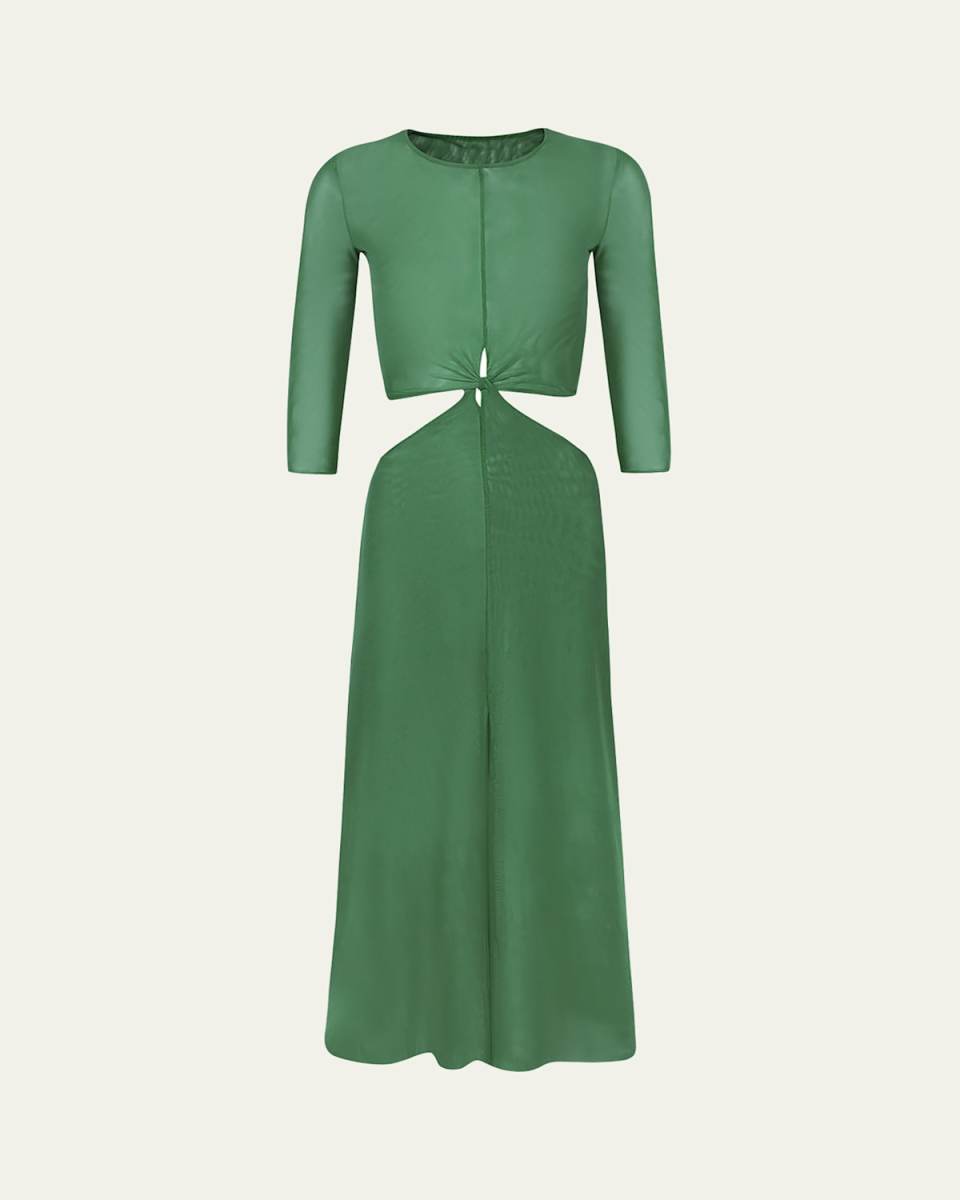 Solid Talita Cutout Maxi Dress