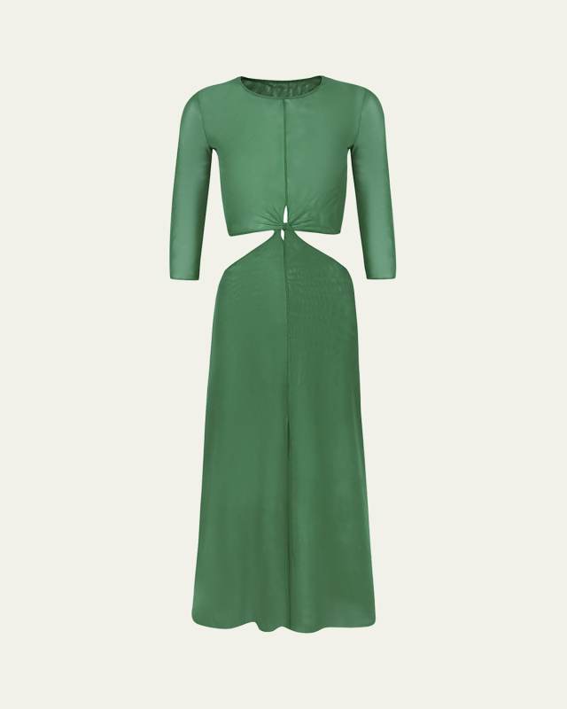 Solid Talita Cutout Maxi Dress