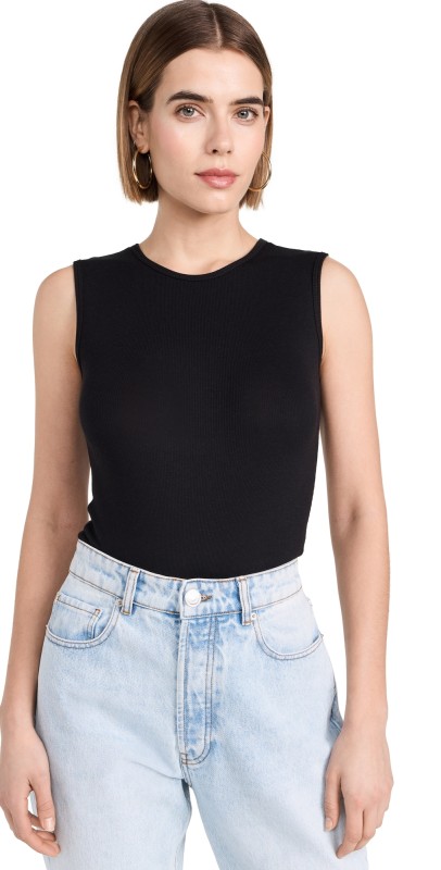 Commando Luxury Rib Signature Bodysuit Black