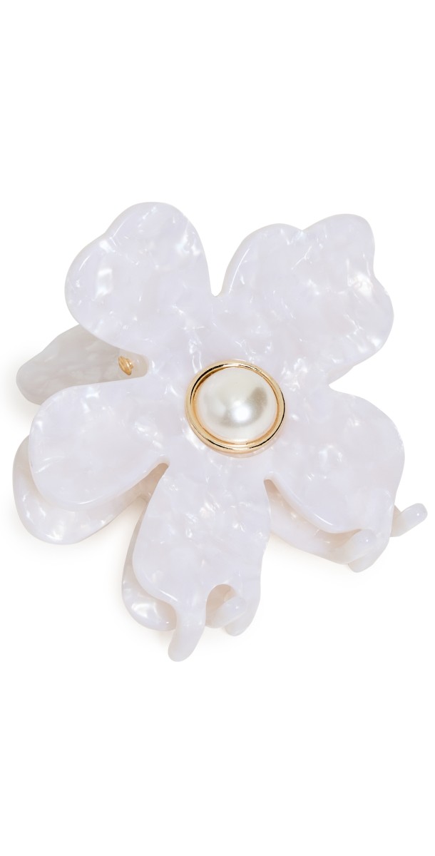 Lele Sadoughi Lily Claw Clip Mother of Pearl