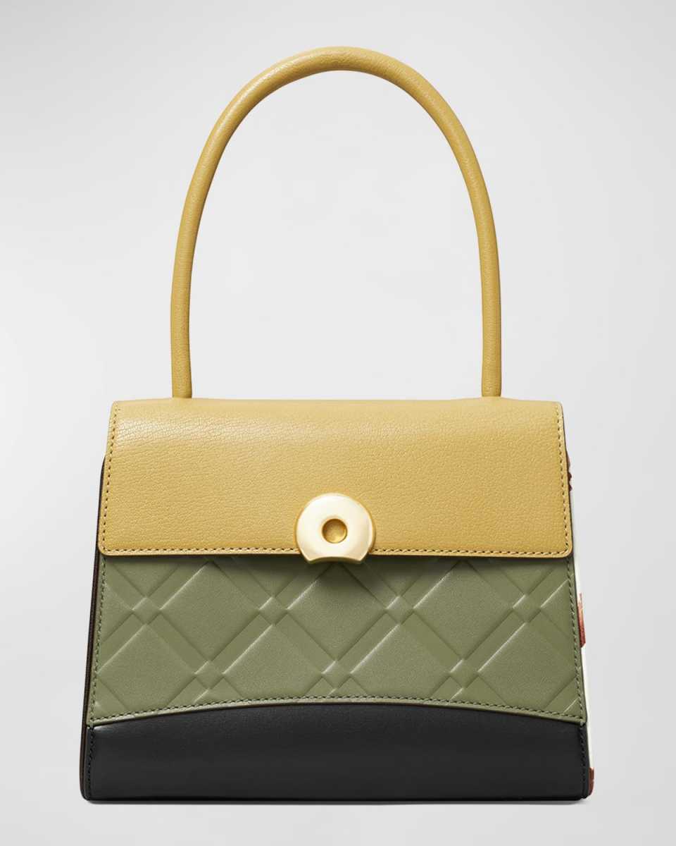 Deville Small Colorblock Satchel Bag