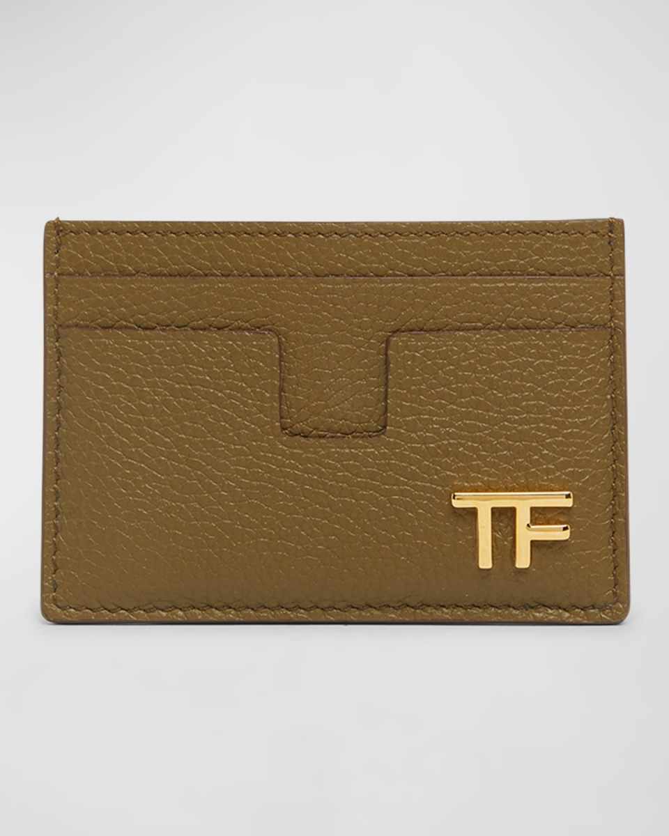 TF Card Holder in Grained Leather