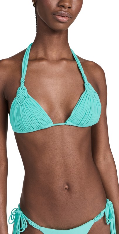 PQ Swim Mila Triangle Bikini Top Seaside