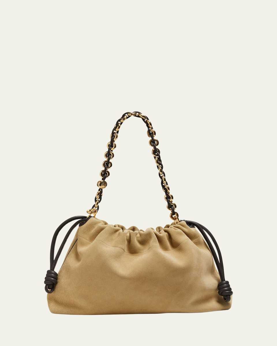 Flamenco Large Suede Shoulder Bag
