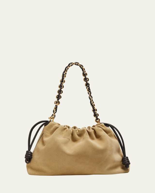 Flamenco Large Suede Shoulder Bag