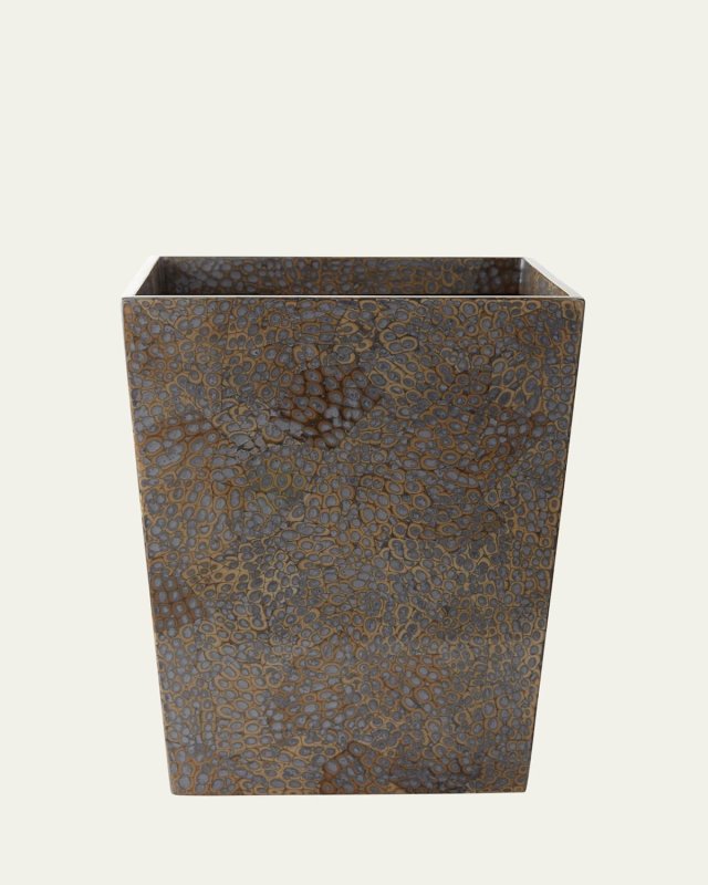 Callas Silver Wastebasket