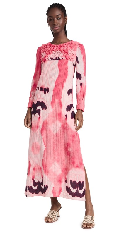 Atelier 17.56 Fausta Dress Pink Black