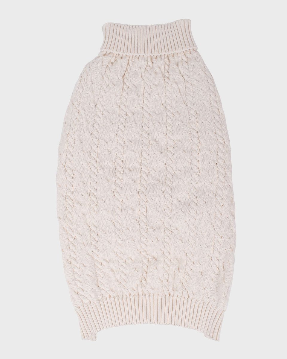 Cable-Knit Pet Sweater, Siz