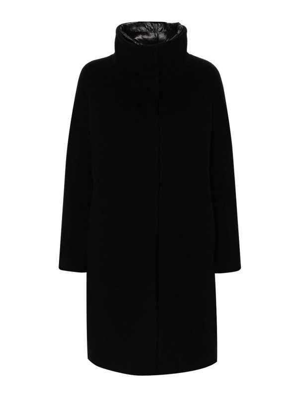 Herno Manteau Au Genou - Noir