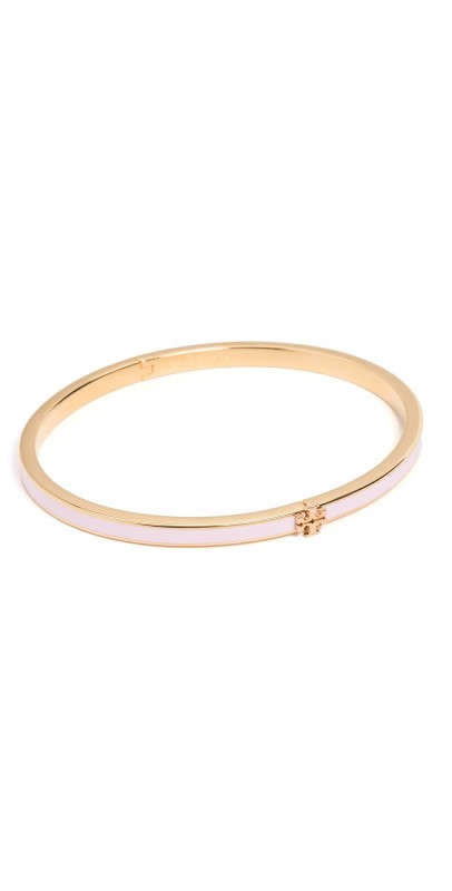 Tory Burch Thin Kira Enamel Bracelet Tory Gold/Pink Snow