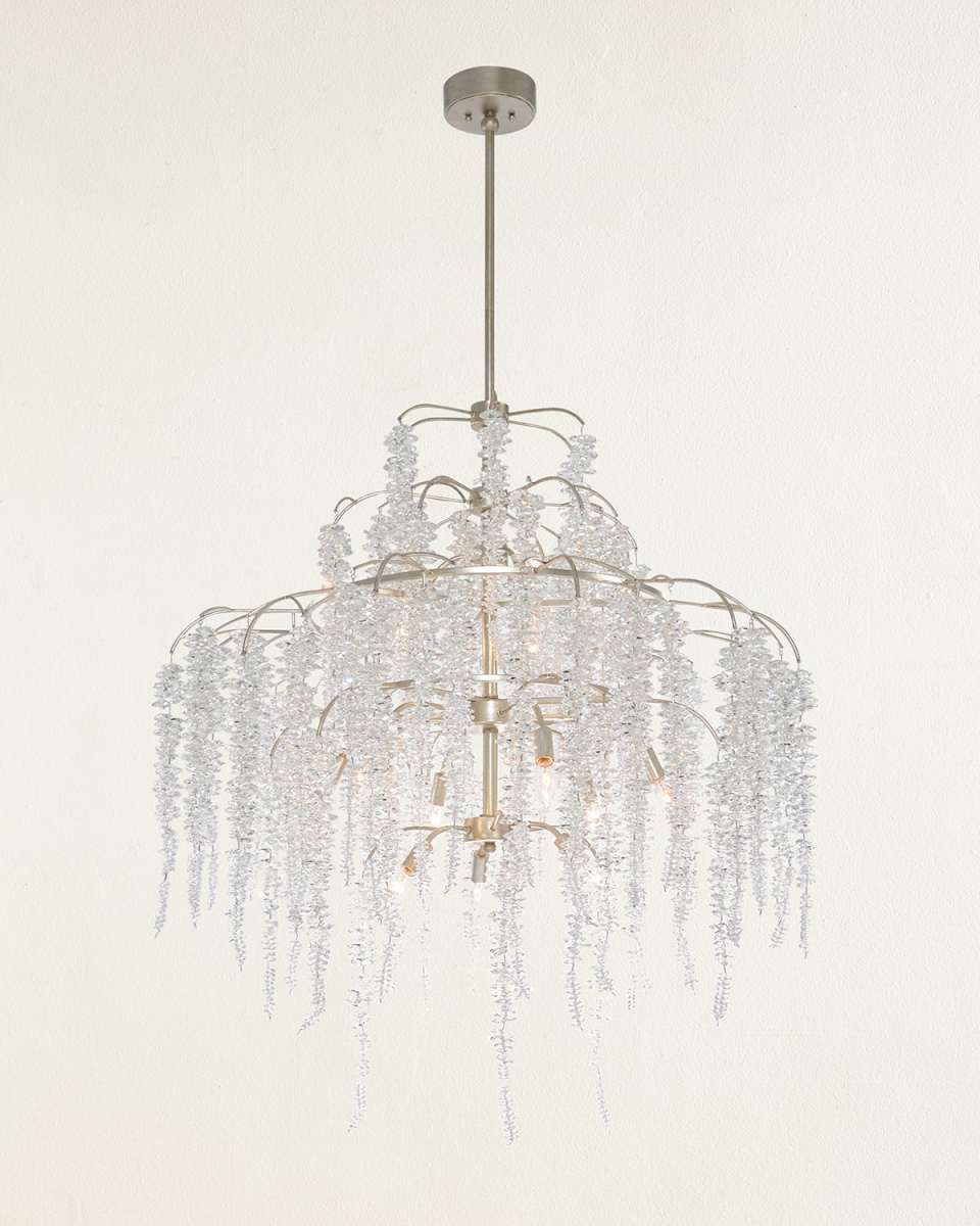 Cascading Crystal 12-Light Chandelier