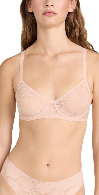 Natori Levitate Unlined Bra Cameo Rose
