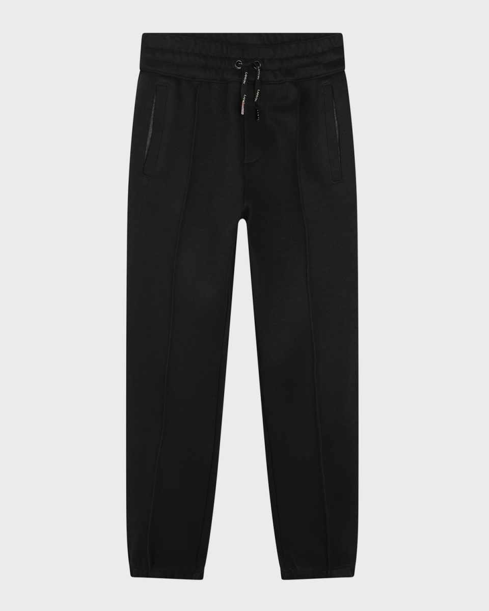 Boy's Clair Obscur Silicone Logo-Print Joggers, Size 8-14