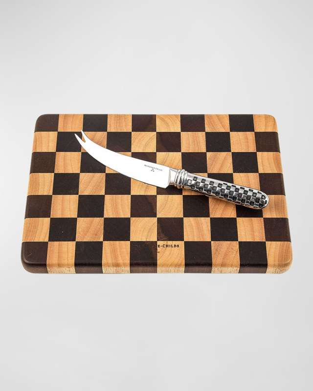 Check Cheese Board Set