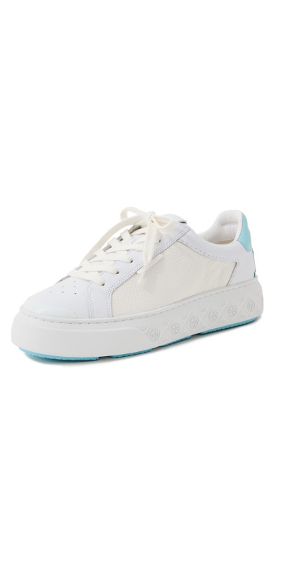 Tory Burch Ladybug Sneakers TITANIUM WHITE / ISLAND BLUE