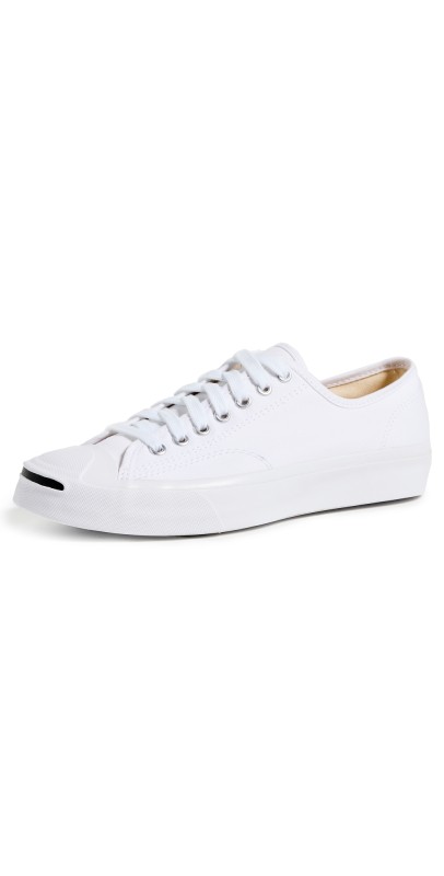 Converse Jack Purcell Canvas Unisex Sneakers White/White/Black