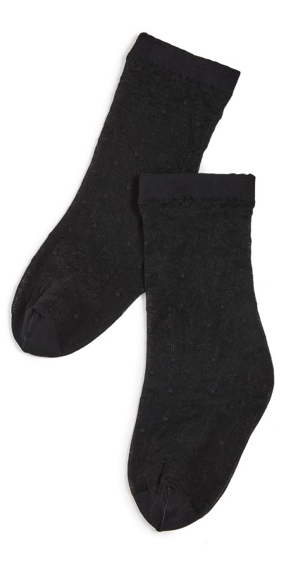 Falke Dot 15 DEN Anklet Socks Black