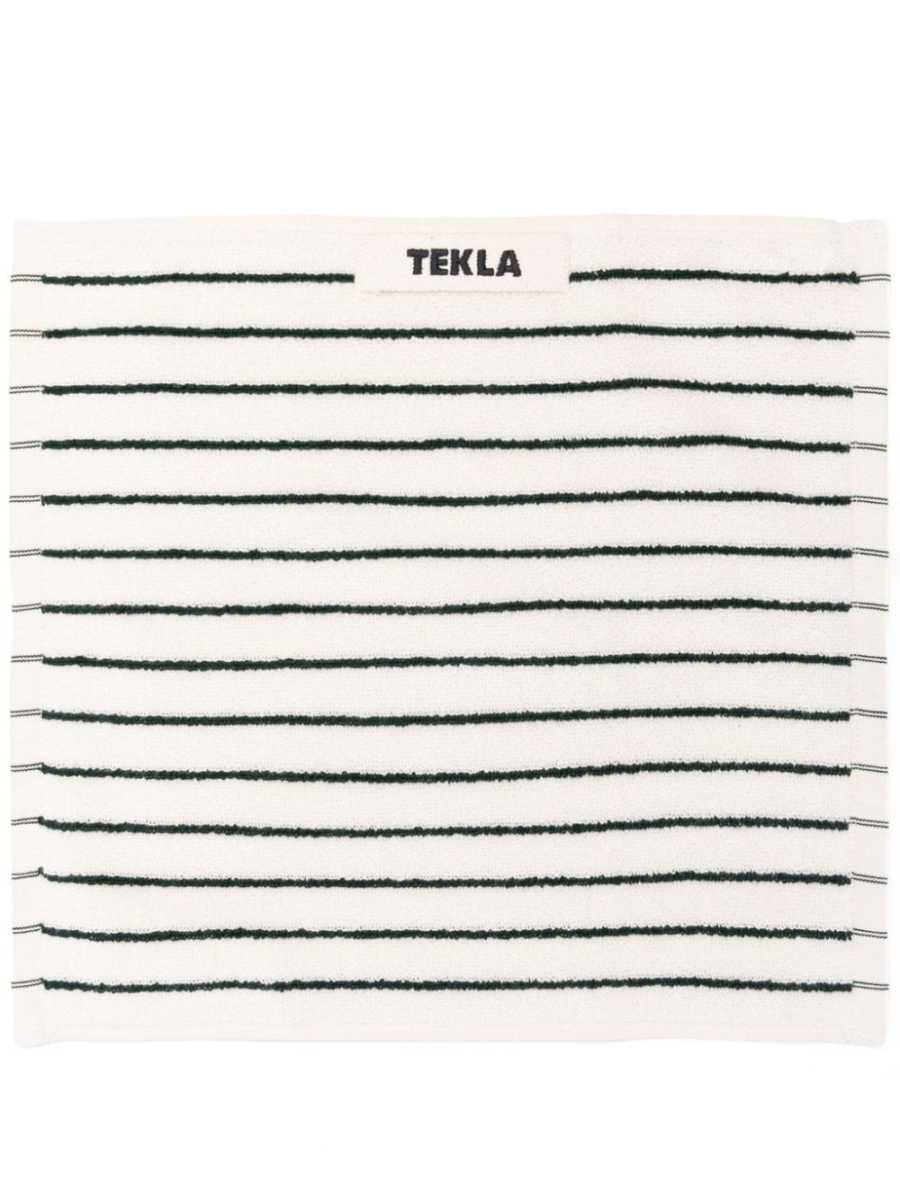 striped organic cotton towel (30cmx30cm)