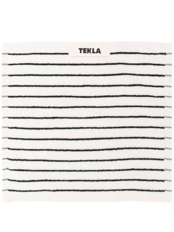 striped organic cotton towel (30cmx30cm)