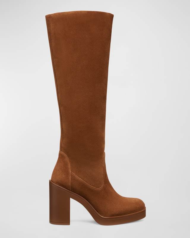 Bethenny Suede Knee Boots