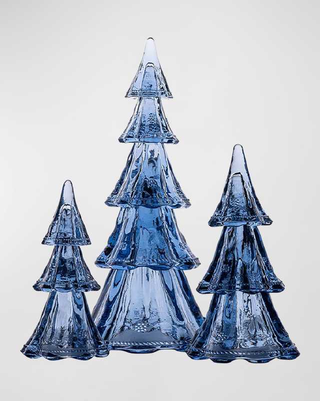 Berry and Thread 9-Inch Blue Tree 3-Piece Set