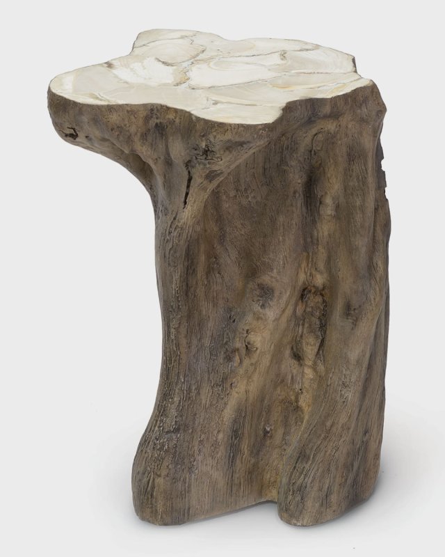 Chloe Fossilized Clam Stump Side Tab