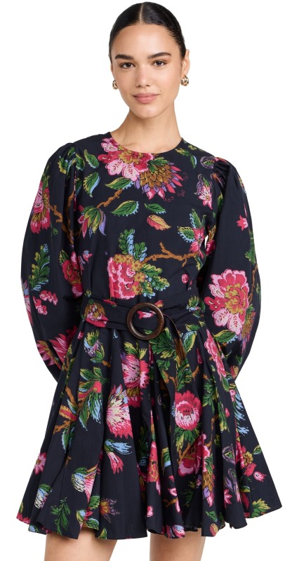 RHODE Jenny Dress Ink Morlaix Fleur Grande