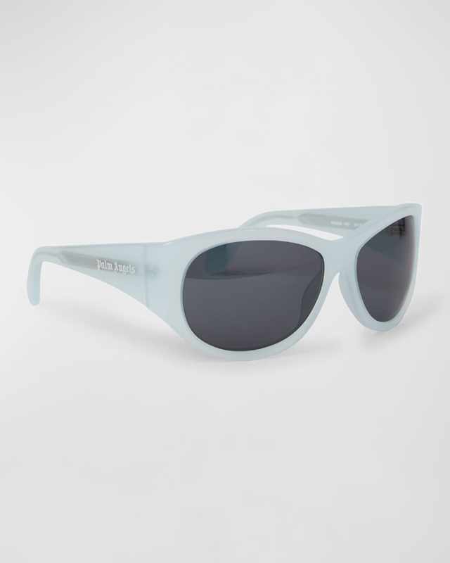 Gridley Light Green Acetate Oval Sunglasses
