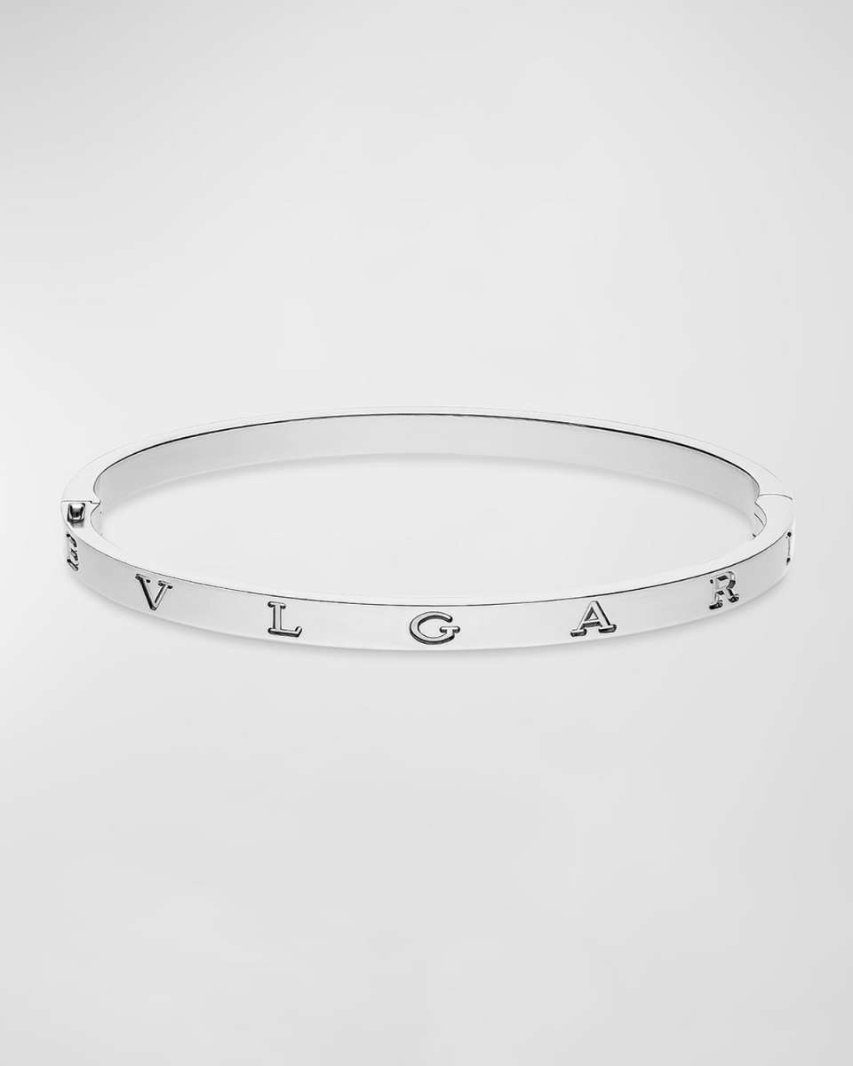 BVLGARI BVLGARI 18K White Gold Plain Bangl