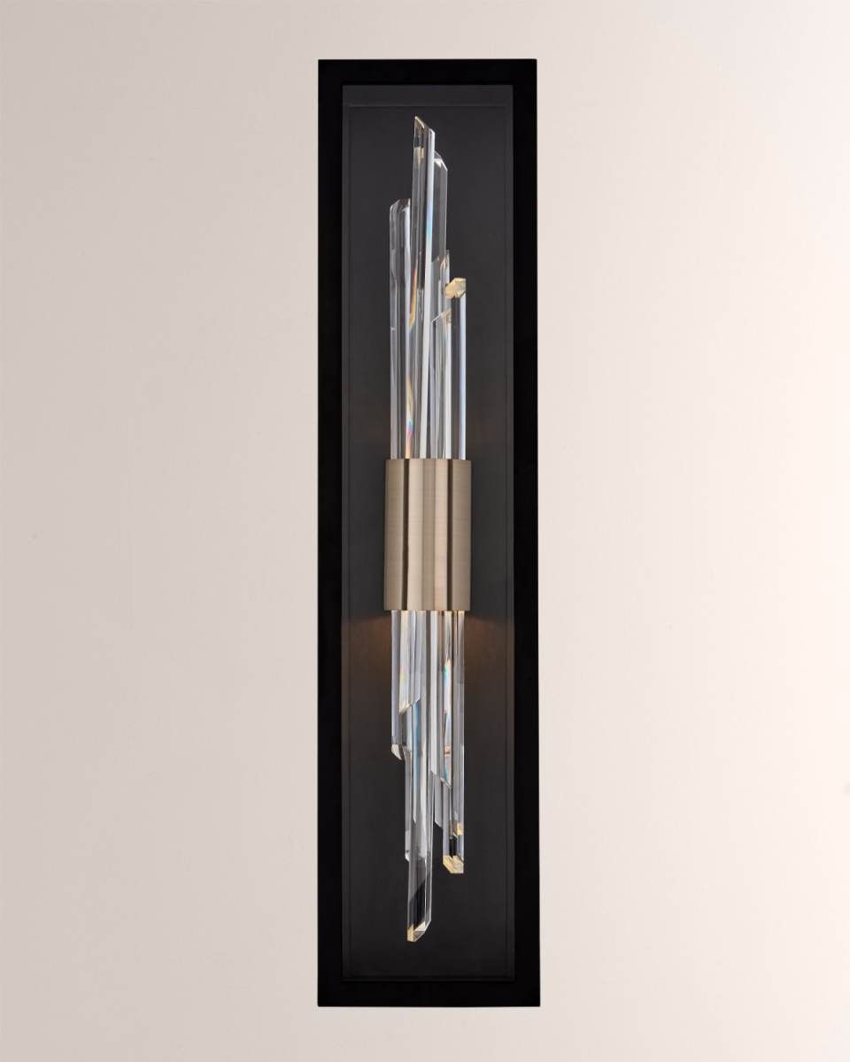 Lucca Gold Outdoor Wall Sconce