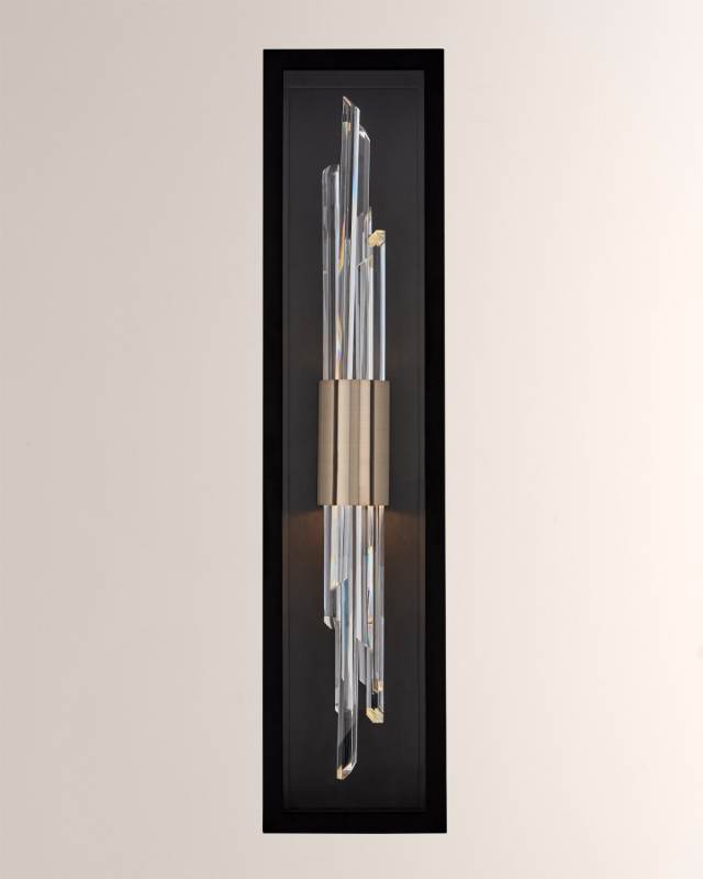 Lucca Gold Outdoor Wall Sconce