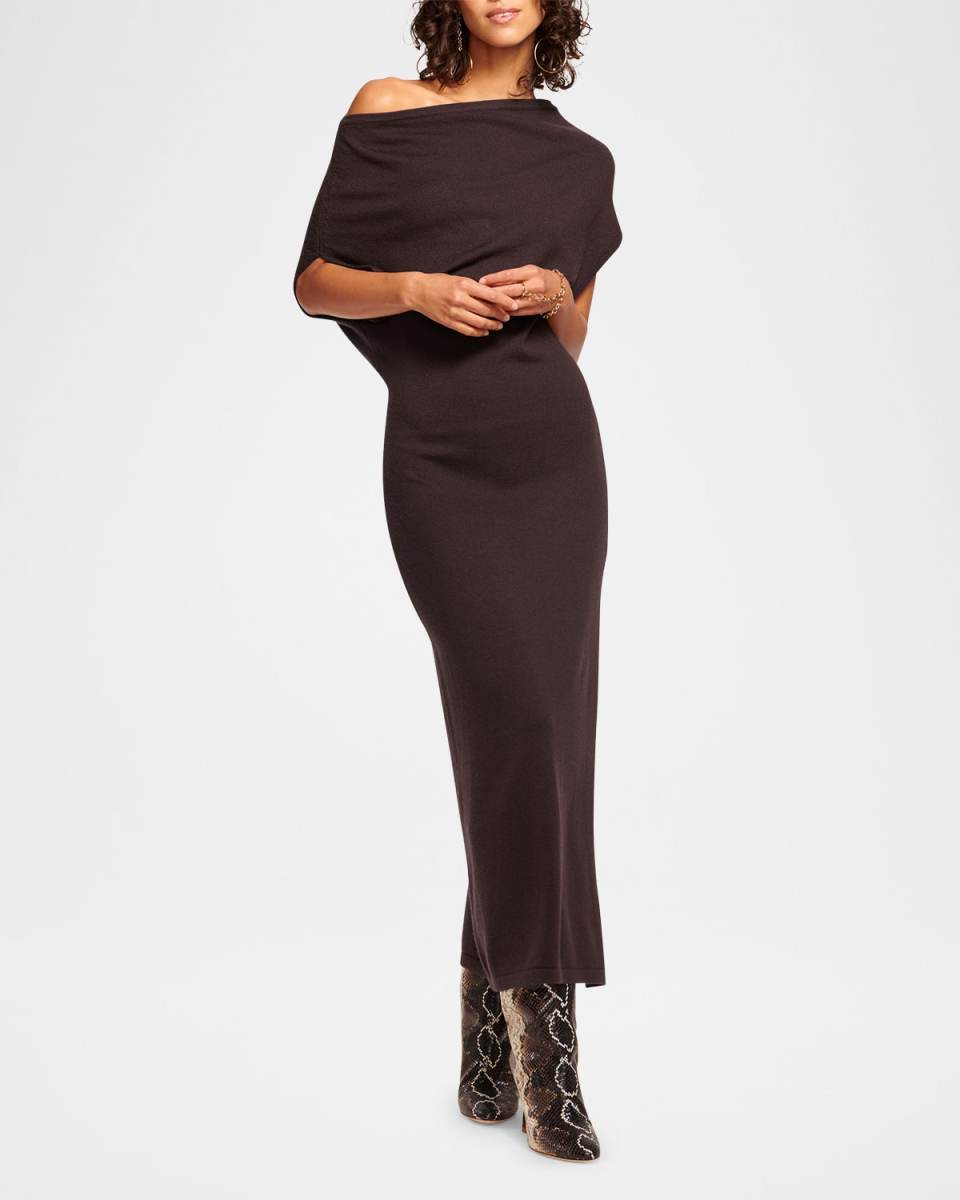 Chet One-Shoulder Sweater Dress