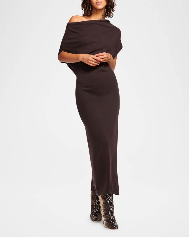 Chet One-Shoulder Sweater Dress
