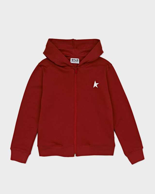 Boy's Star Zip Up Hoodie, Size 4-10