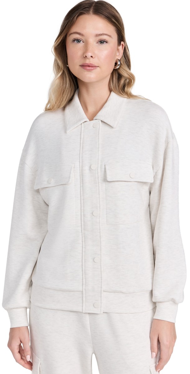 Varley Elizabeth Jacket Ivory Marl