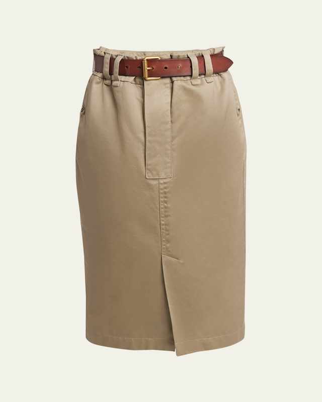Saharan Cargo Midi Skirt