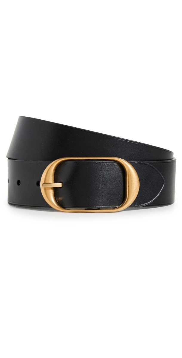 Nili Lotan Nili Belt Dark Brown/Antique Brass
