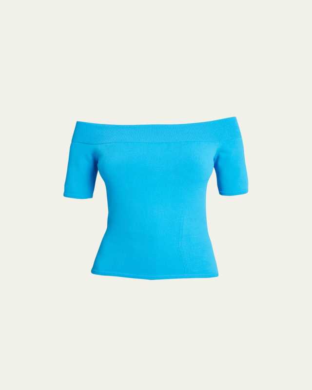 Knit Off-the-Shoulder Top