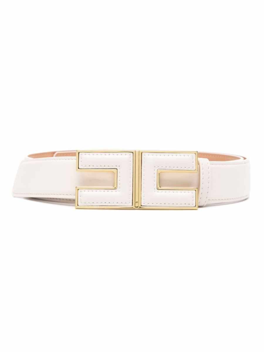 logo-buckle belt