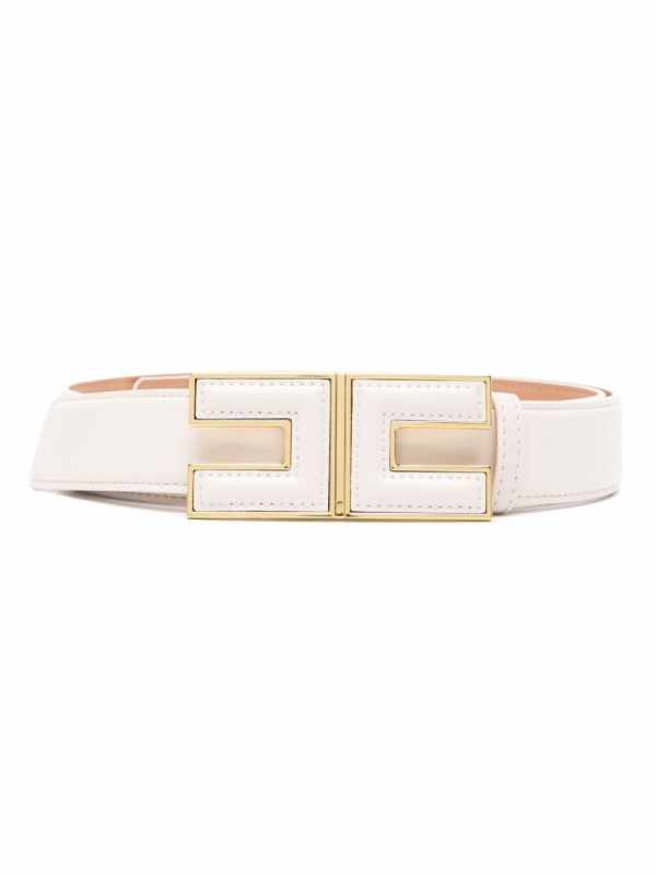 logo-buckle belt