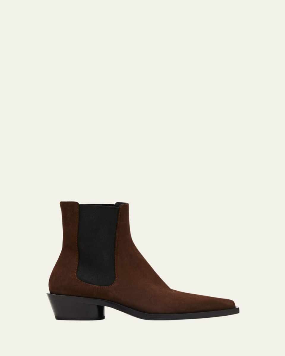 Bronco Square-Toe Chelsea Boots