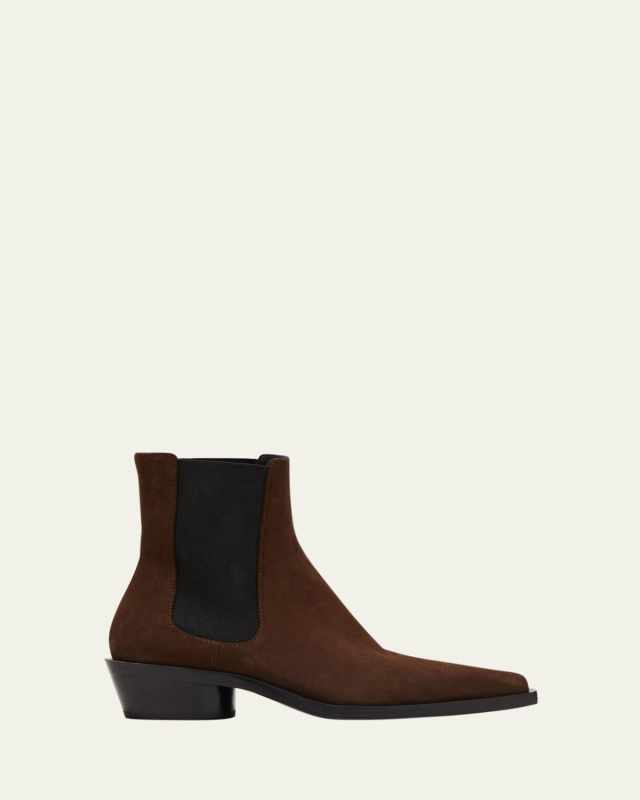 Bronco Square-Toe Chelsea Boots