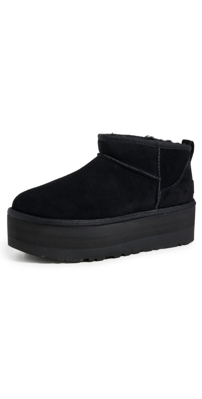 UGG Classic Ultra Mini Platform Boots Black